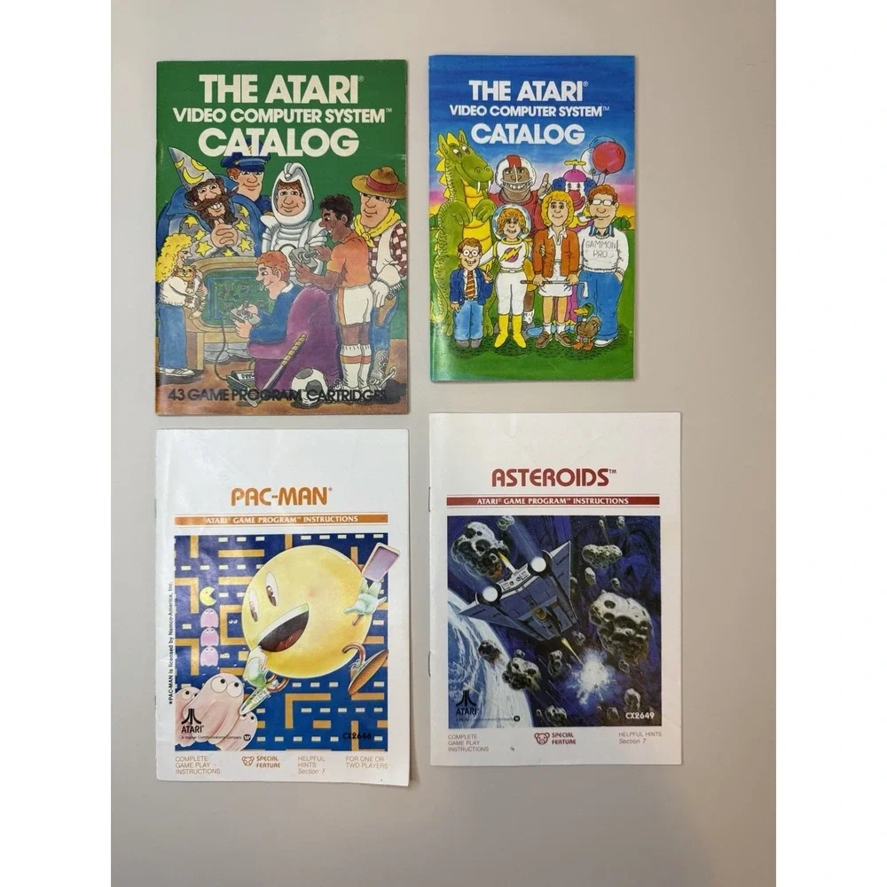 The Atari Video Game Cartridge Catalogs And Video Game Specific Programs